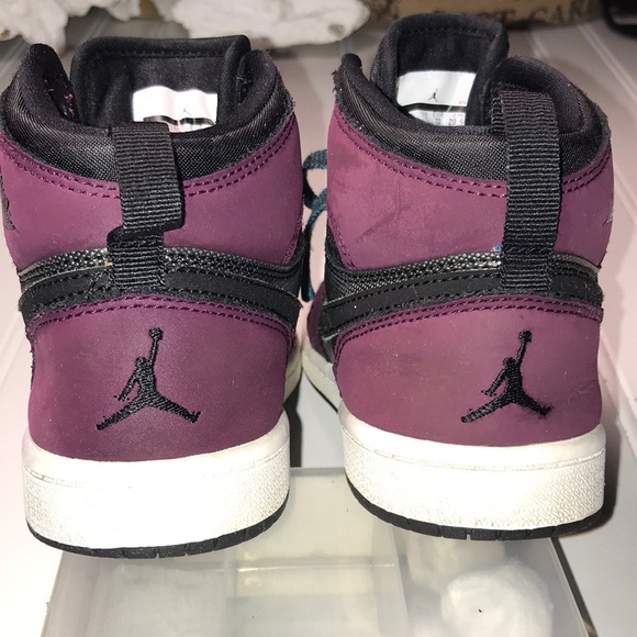 JORDAN 1 MID PS POLLEN Kids Sneakers - Picture 3 of 7